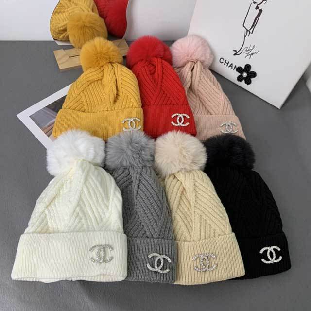 Rhinestones Fashion Knit Hat