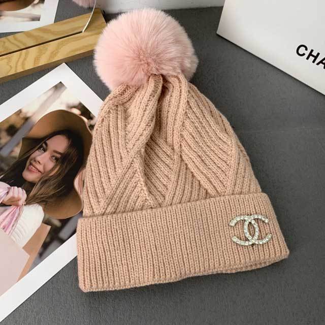 Rhinestones Fashion Knit Hat