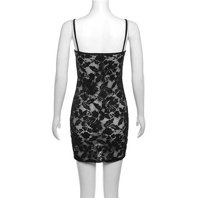 Floral Lace Cami Bodycon Dress