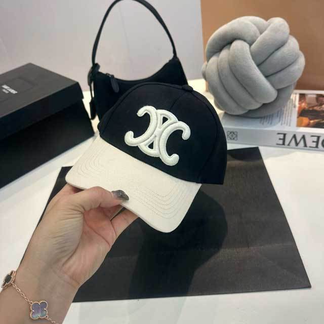 Color Block Embroidery Baseball Cap