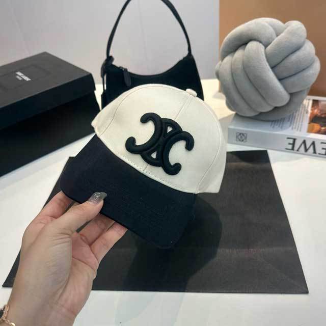 Color Block Embroidery Baseball Cap