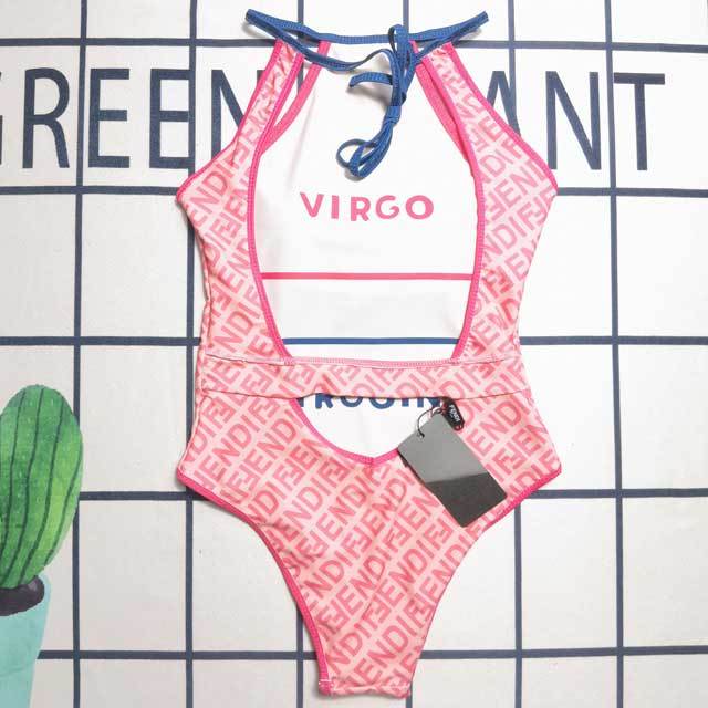 Printed Backless Strappy One Piece