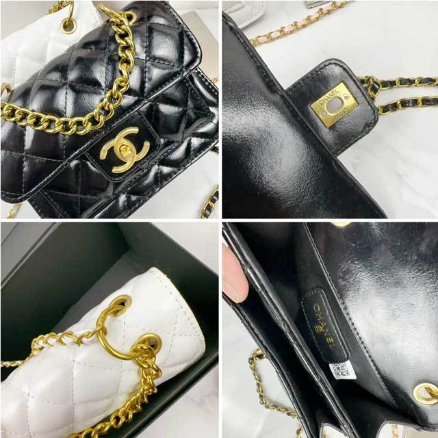 Chained Leather Fashion Messenger Bag