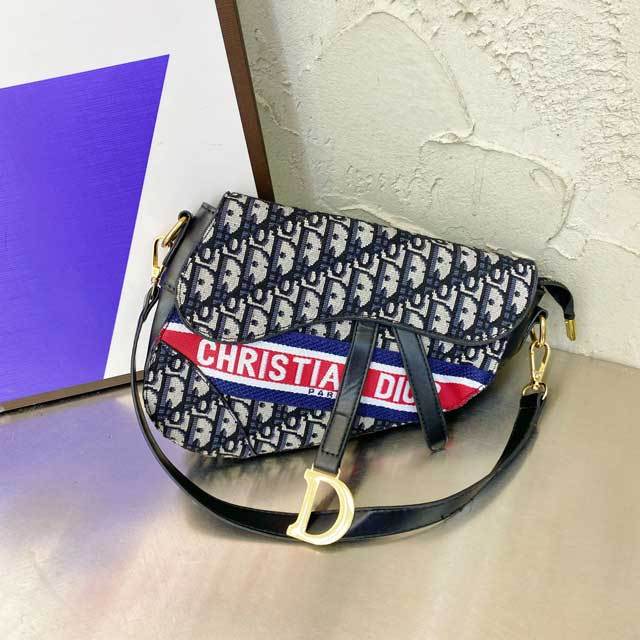 Fashion Print Saddle Bag