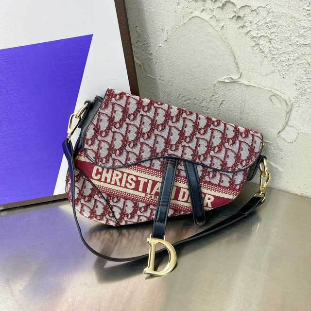 Fashion Print Saddle Bag