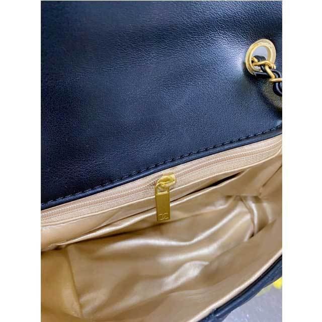 Metal Logo Leather Fashion Messenger Bag