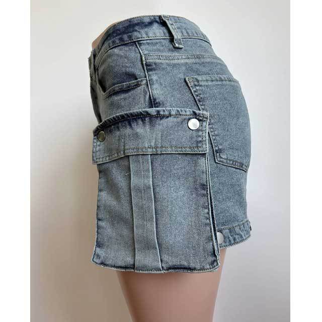Removable Casual Cargo Jeans