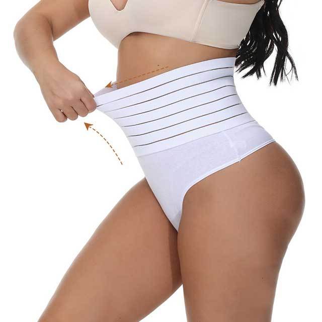 High Waist Tummy Control Thong Panties