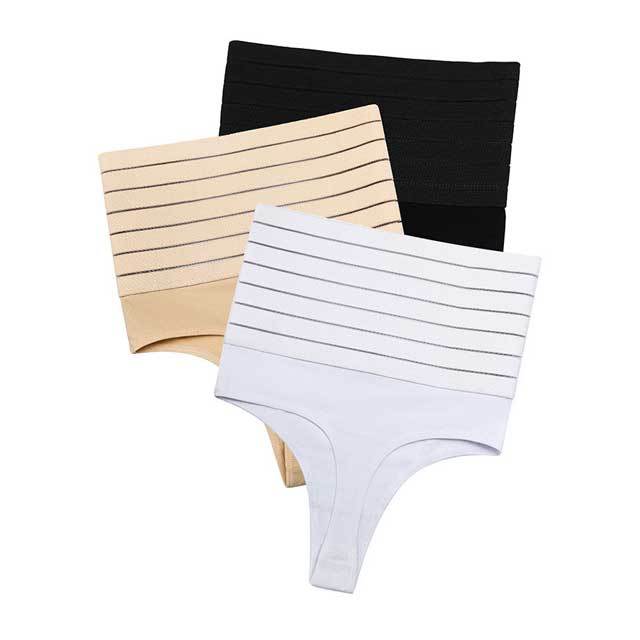 High Waist Tummy Control Thong Panties