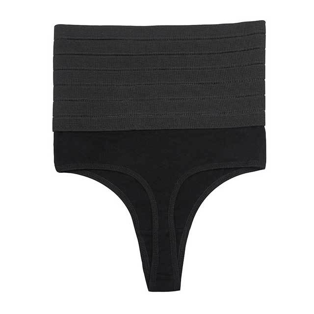 High Waist Tummy Control Thong Panties