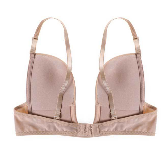 Seamless Push Up Backless Bra