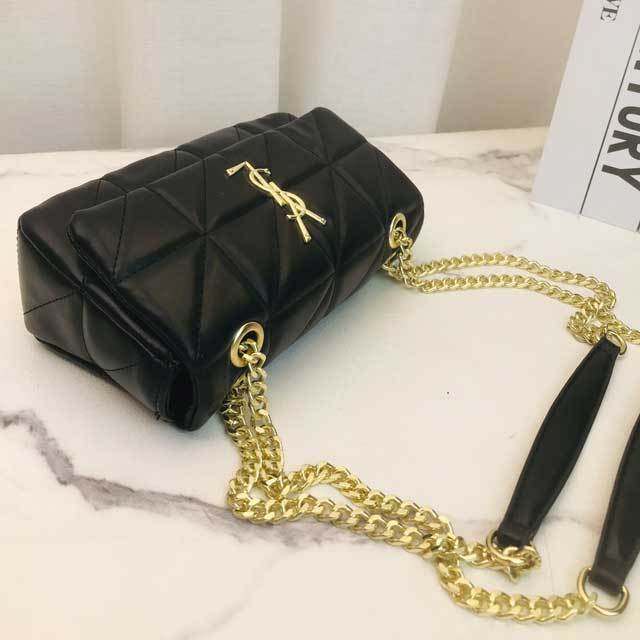 Leather Chained Underarm Bag