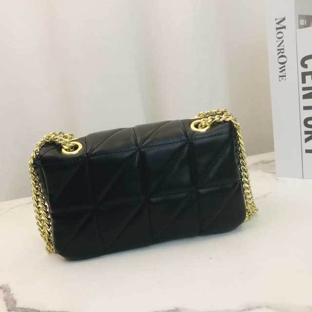 Leather Chained Underarm Bag