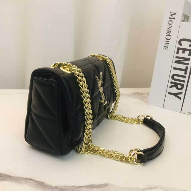 Leather Chained Underarm Bag