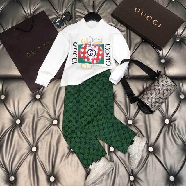 Printed Fashion Children Casual Pants Set