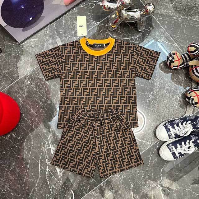 Fashion Letter Print Children Two Piece Set