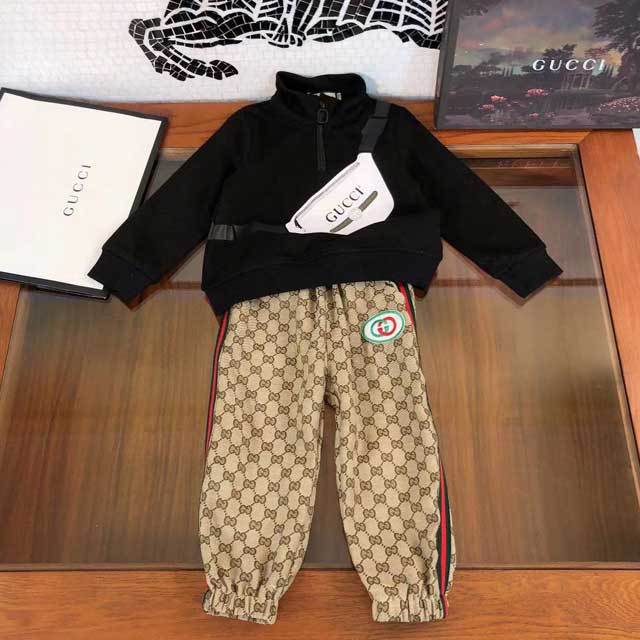 Printed Top Casual Pants Set For Children