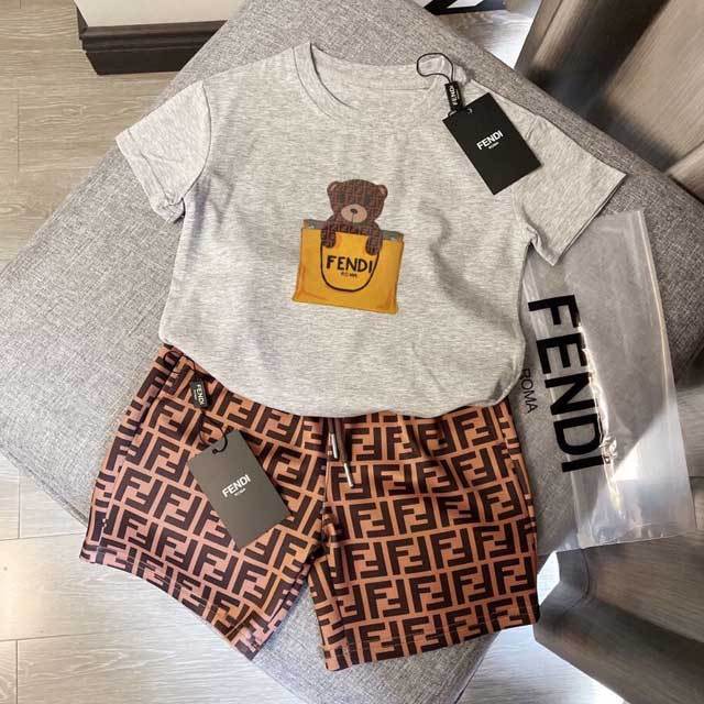 Printed Fashion Short Set For Children