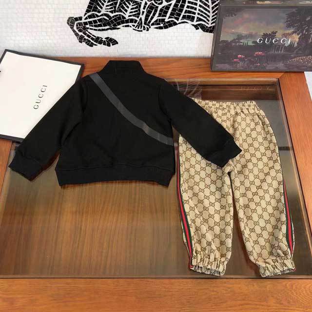 Printed Top Casual Pants Set For Children