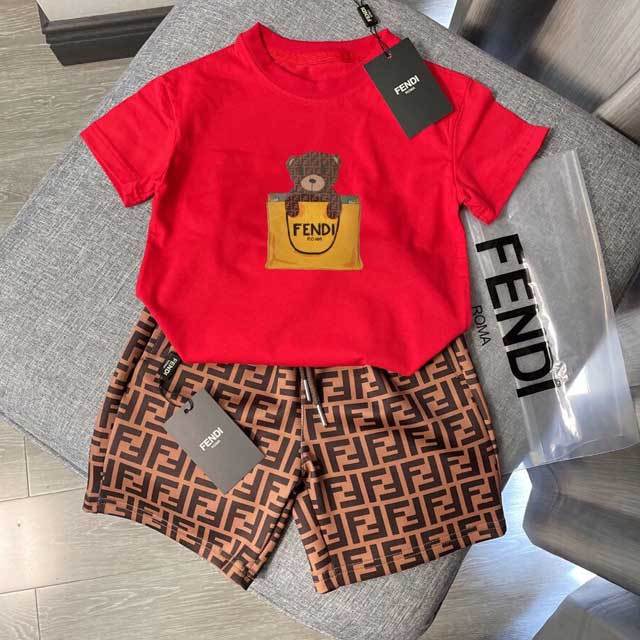 Printed Fashion Short Set For Children