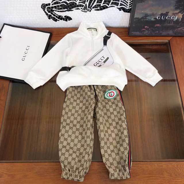 Printed Top Casual Pants Set For Children