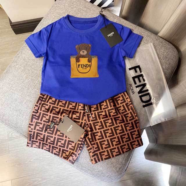 Printed Fashion Short Set For Children