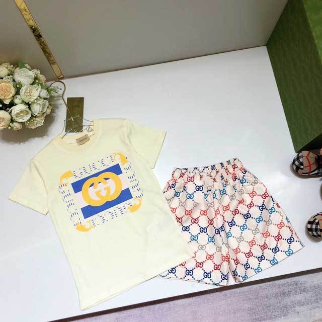 Children Printed Casual Short Set