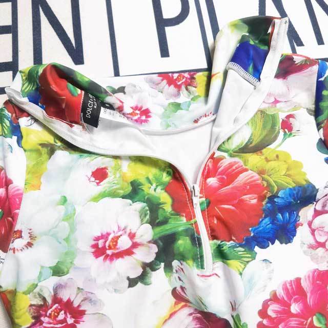 Floral Print Long Sleeve Jogging Pants Suit