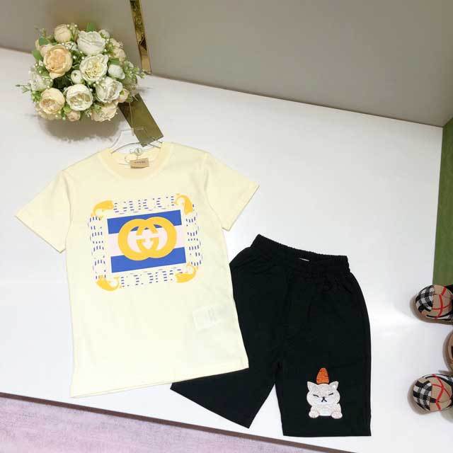 Printed Casual Two Piece Set For Kids