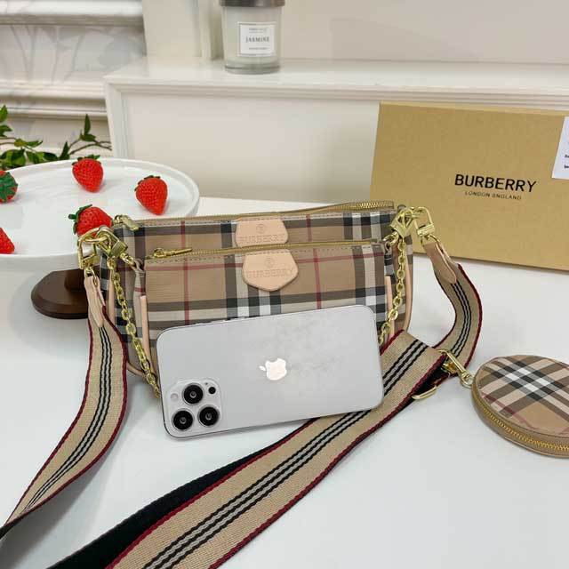 Plaid Print Fashion Messenger Bag