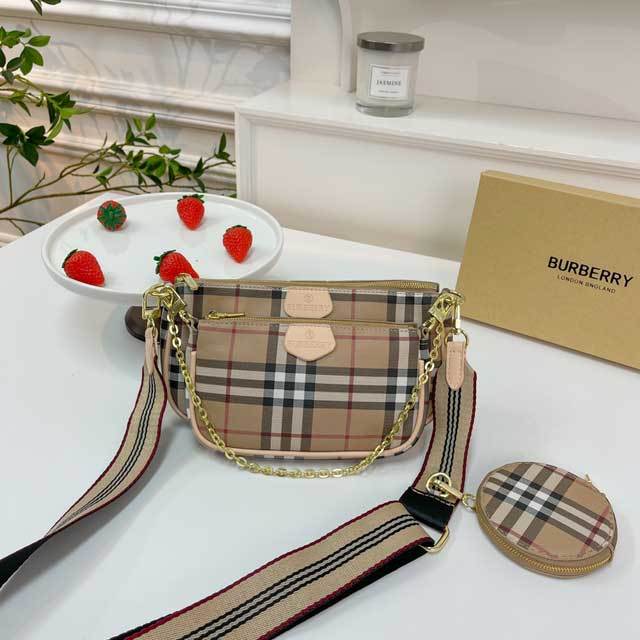 Plaid Print Fashion Messenger Bag