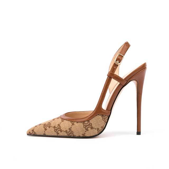 Pointed Toe High Heeled Sandals