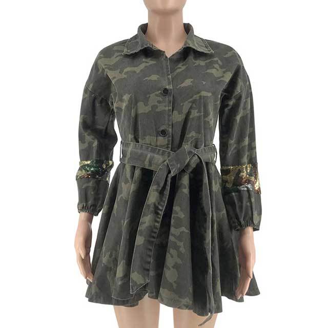 Camo Sequin Jacket