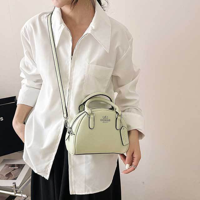 Metal Logo Women Crossbody Bag