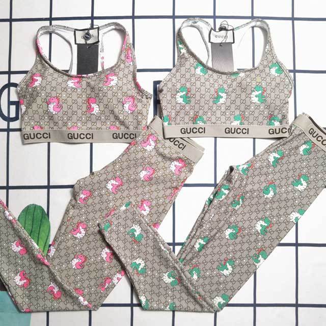Printed Skinny Tank Top Jogging Suit