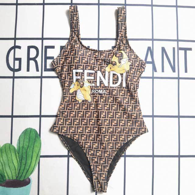 Printed Sleeveless Sexy One Piece Swimsuit