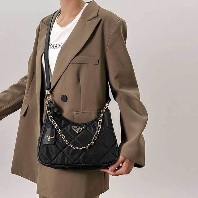 Fashion Logo Leather Crossbody Bag