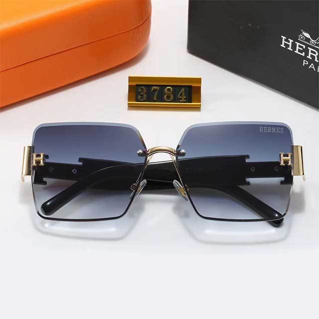 Gradient Color Rectangle Sunglasses