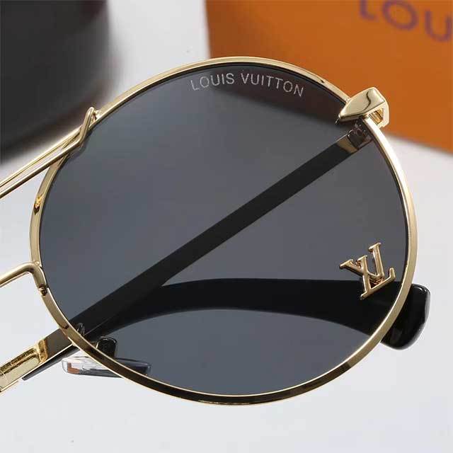 Casual Metal Round Shape Outwear Sunglasses