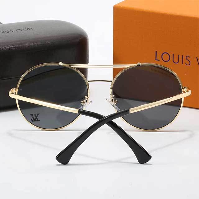 Casual Metal Round Shape Outwear Sunglasses