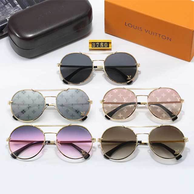 Casual Metal Round Shape Outwear Sunglasses