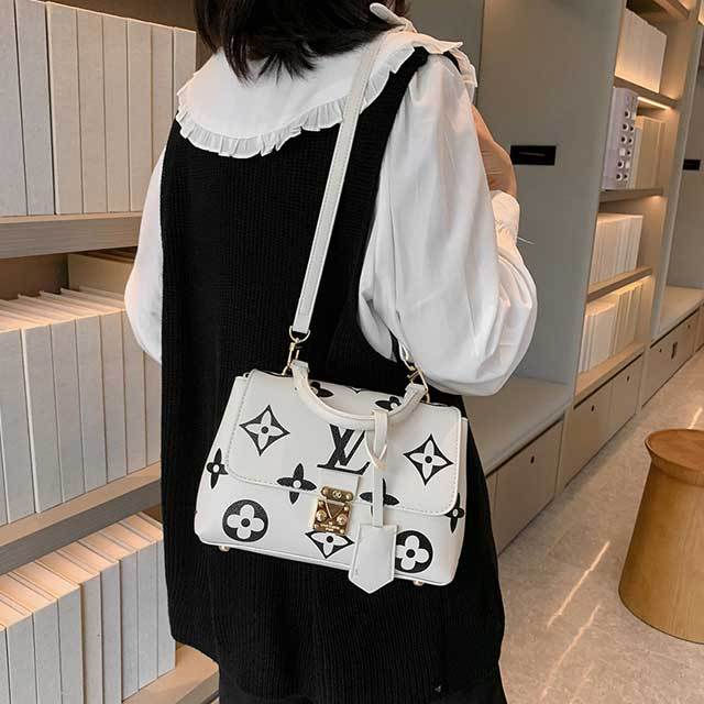 Printed Leather Women Crossbody Handbag