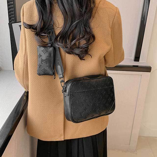 Leather Fashion Embossing Shoulder Bag