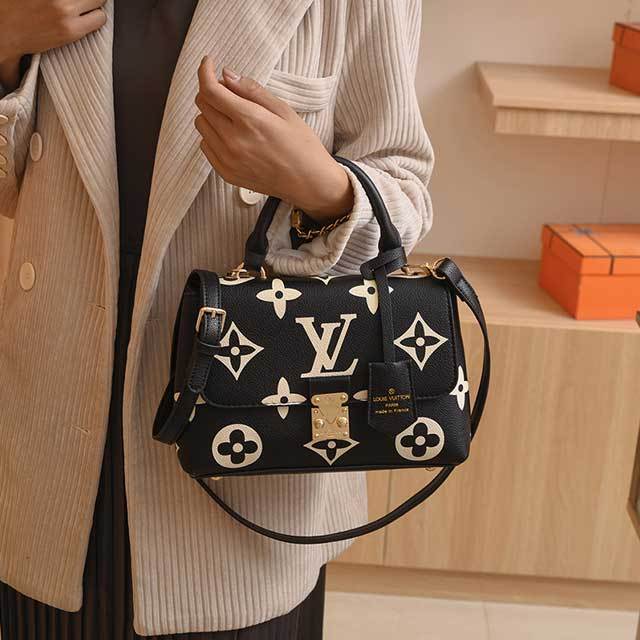 Printed Leather Women Crossbody Handbag