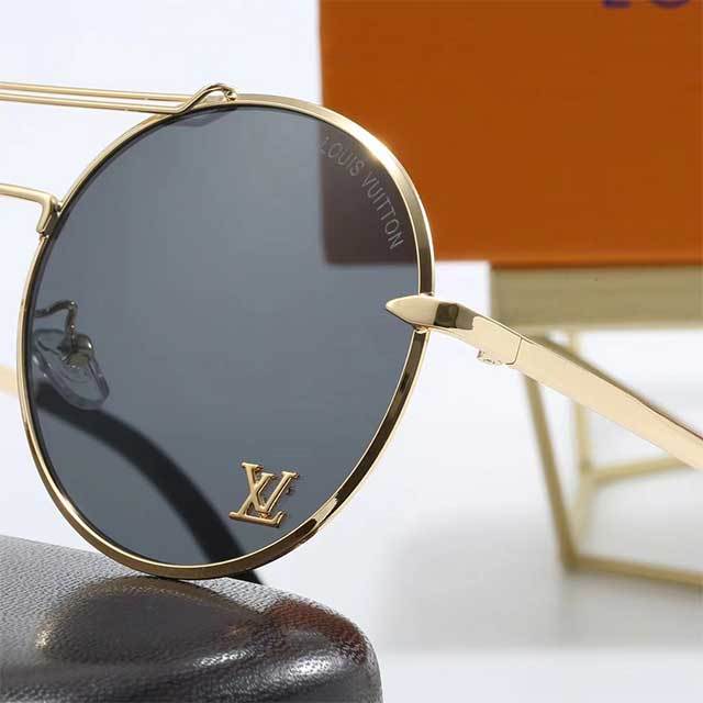 Casual Metal Round Shape Outwear Sunglasses