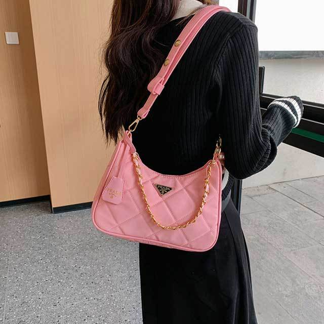 Fashion Logo Leather Crossbody Bag