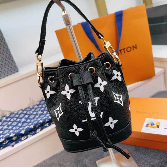 Leather Printed Fashion Crossbody Bucket Bag