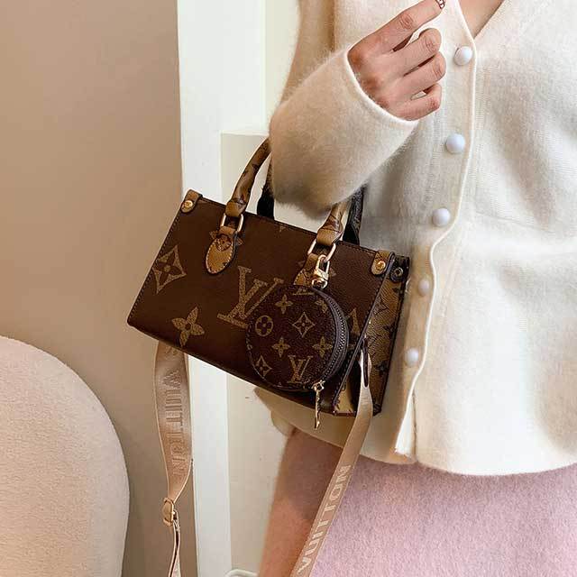 Printed Fashion Leather Crossbody Handbag