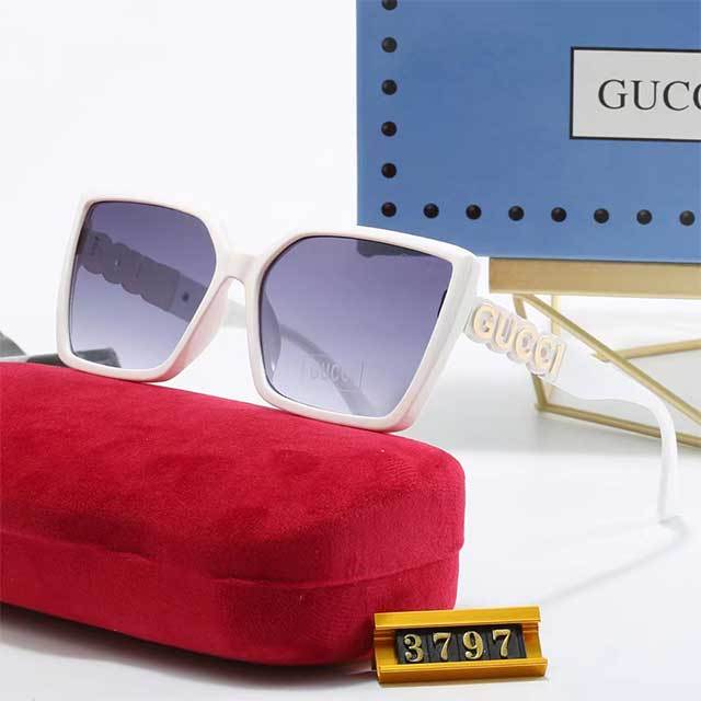 Contrast Color Luxe Square Sunglasses