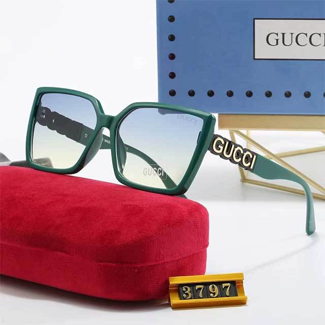 Contrast Color Luxe Square Sunglasses
